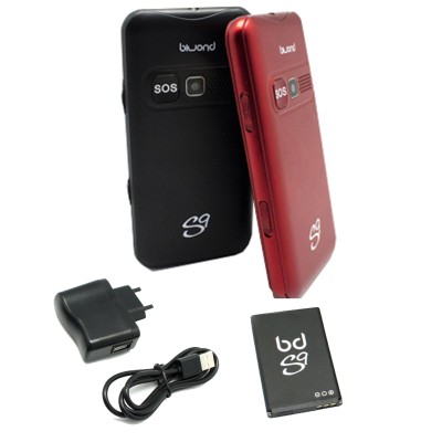 TELÉFONO BIWOND S9 DUAL SIM SENIORPHONE ROJO