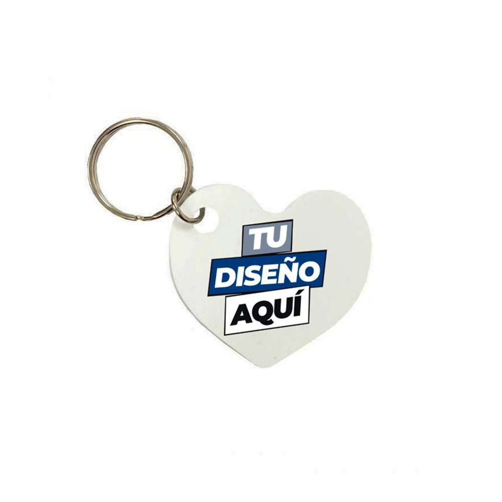 Llavero corazón personalización sublimado/ tu diseño, tu historia