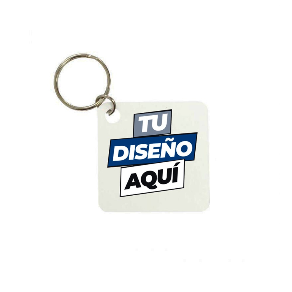 Llavero cuadrado personalización sublimado / tu diseño, tu historia, tu recuerdo / regalo original