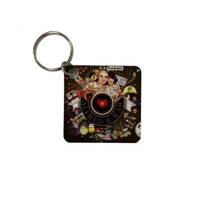 Llavero cuadrado personalización sublimado / tu diseño, tu historia, tu recuerdo / regalo original