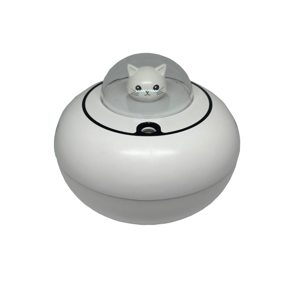 Humidificador nave gatito vista frente/arriba