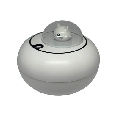 Humidificador nave gatito vista frente/arriba