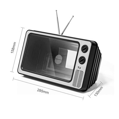 Amplificador smartphone / diseño televisor retro / 12 pulgadas