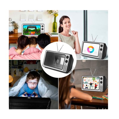 Amplificador smartphone / diseño televisor retro / 12 pulgadas