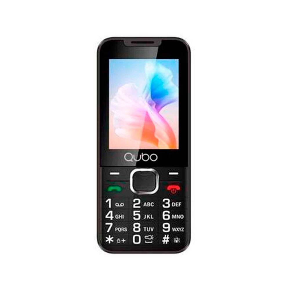 movil basico marca qubo vista desde frente