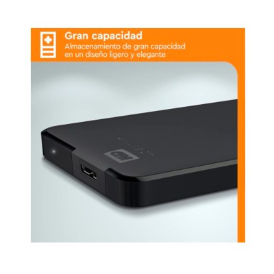 Disco duro externo 2TB WD / USB 3.0 / 2.5 pulgadas vista frente