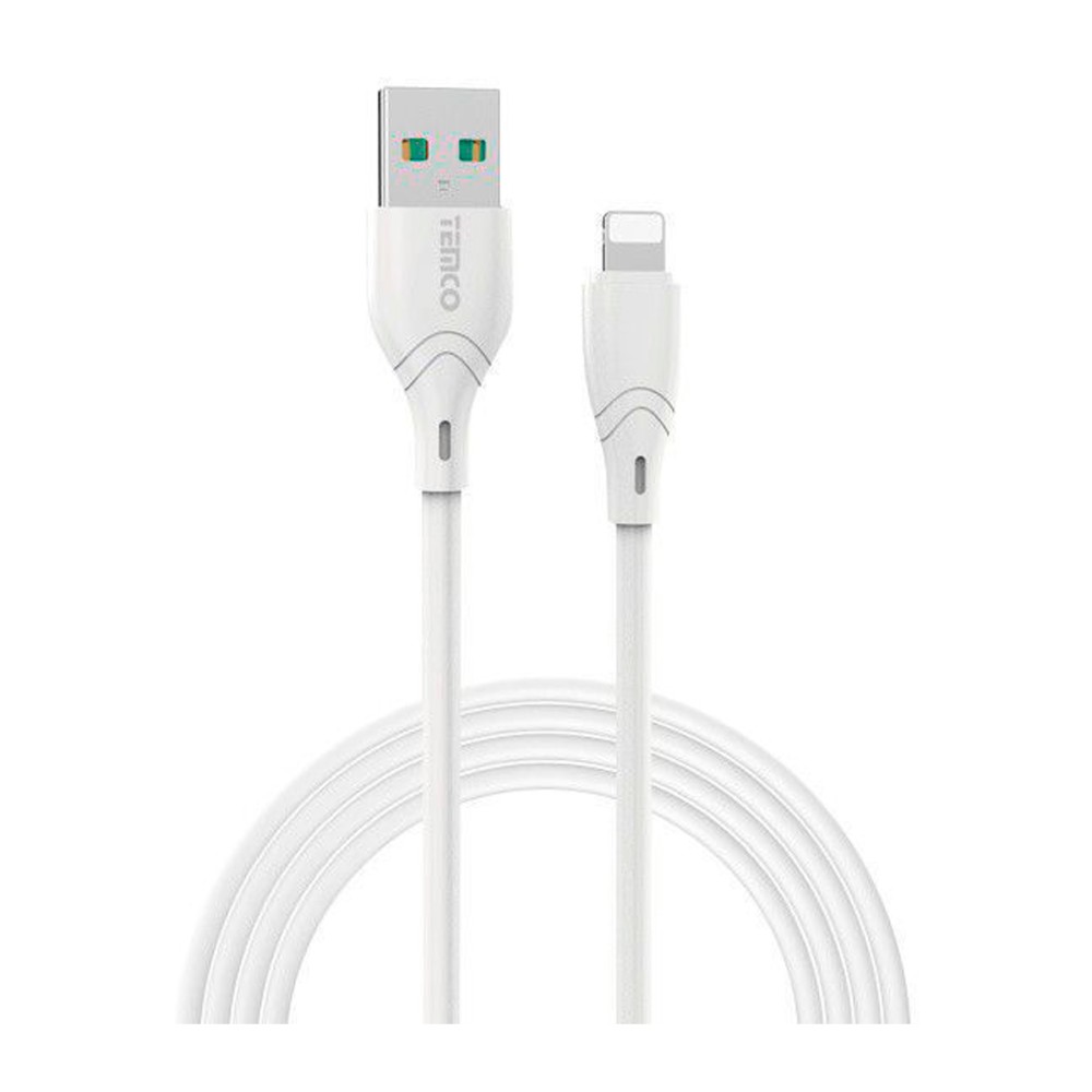 cable 1 metro USB a lightning / 2.1A / carga rápida / transmisión datos