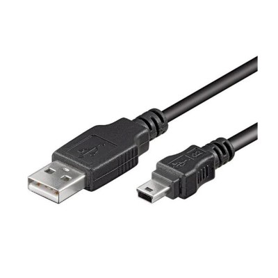 Cable conector USB  a mini USB / 100 centimetros / funcion carga / transmision datos