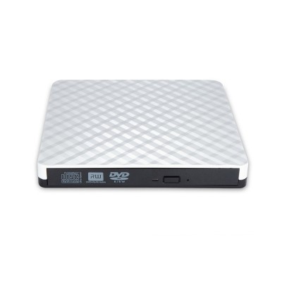 Lector grabador DVD RW CD externo portatil tipo C/USB / velocidad grabacion maxima 8x