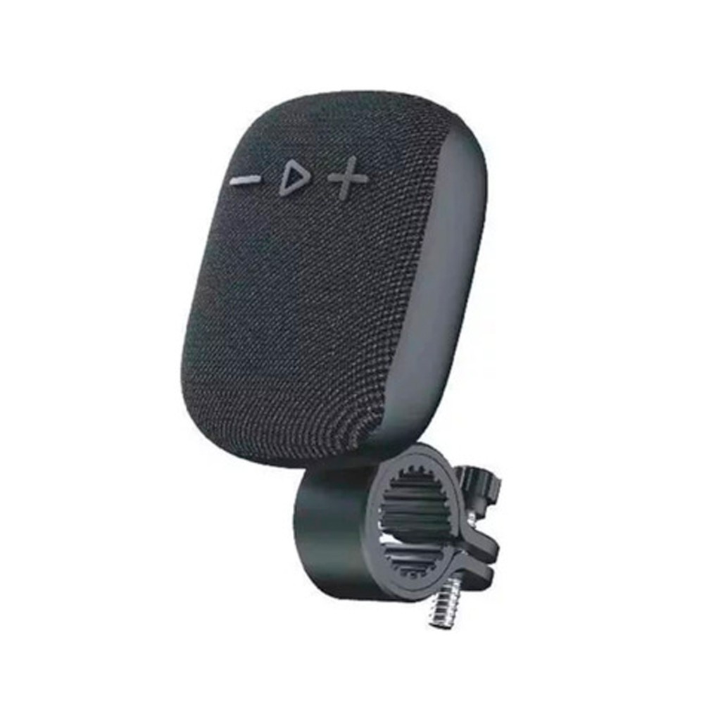 Altavoz bluetooth soporte manillar patinete - bicicleta / 5horas duración / sonido movimiento negro