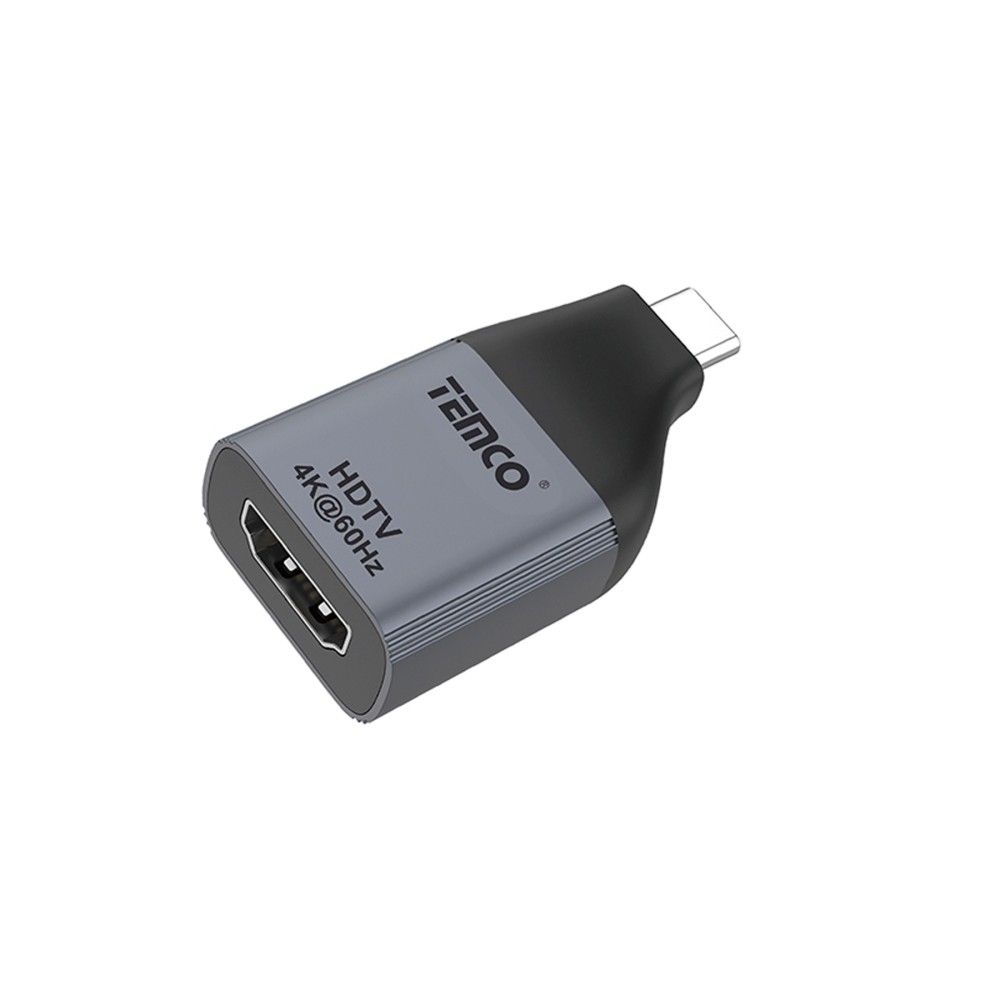 Adaptador USB-C a HDMI (HDTV) 4K@30Hz / transmision alta definicion / IOS / Android / Mac OS