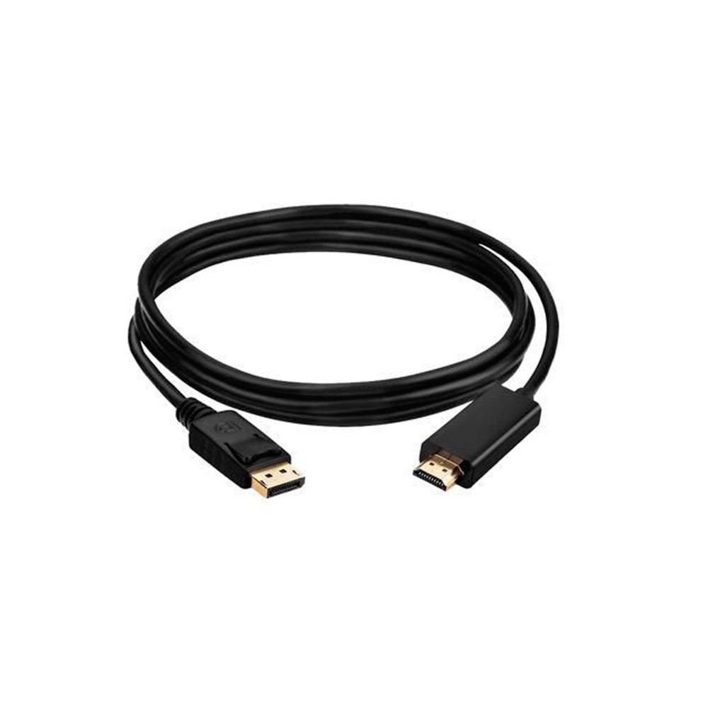 Cable adaptador Displayport (DP) macho a HDMI (HDTV) macho / 1,8M longitud / resolucion 1080P