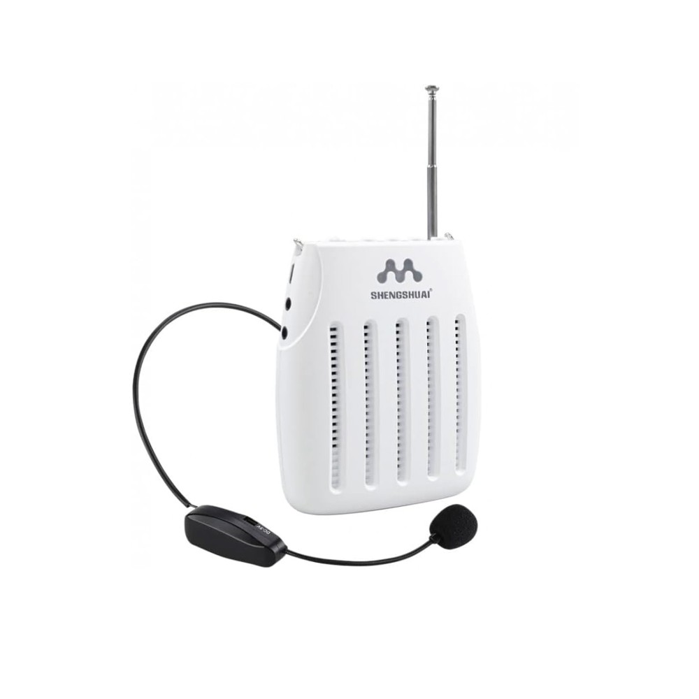 Amplificador de voz portatil / ranura tarjeta SD / FM radio / bluetooth / bateria capacidad 1500mAh