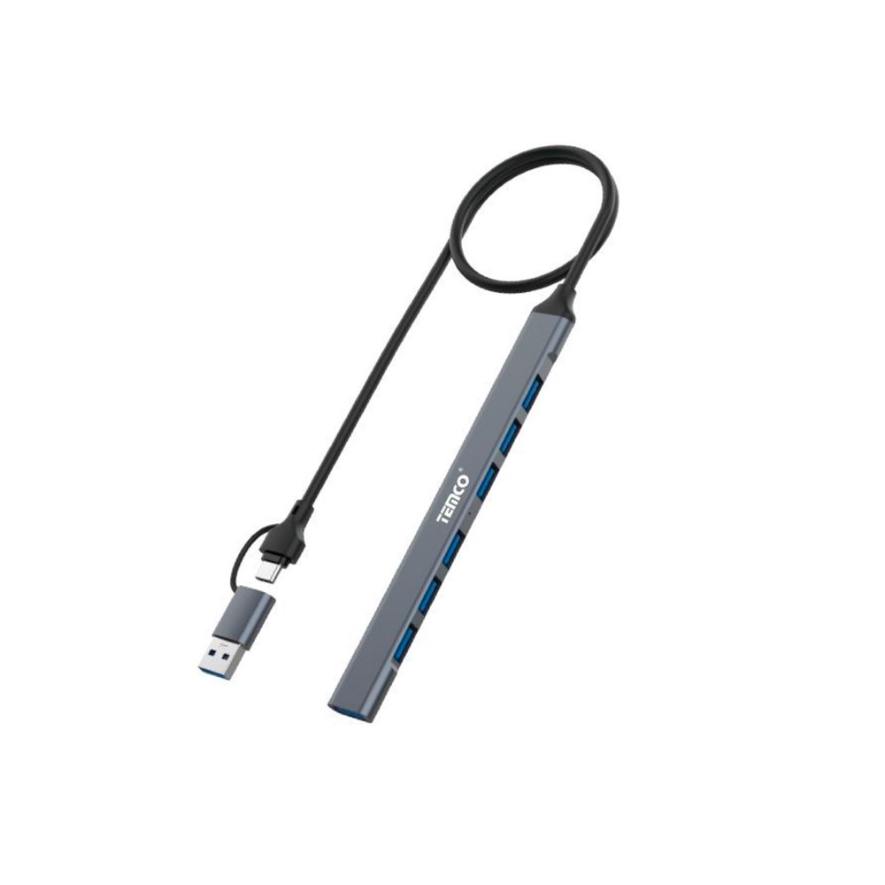 Hub tipo C y USB 3.0 a 7 puertos USB / infinitas posibilidades / compatibilidad multiple