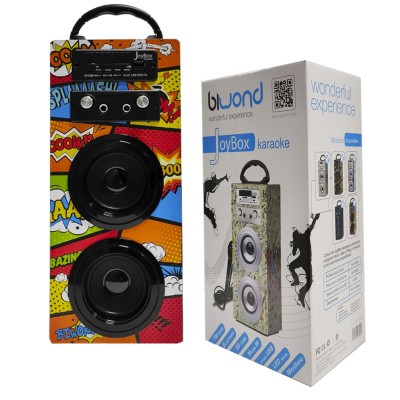 ALTAVOZ BIWOND JOYBOX KARAOKE BLUETOOTH COMIC