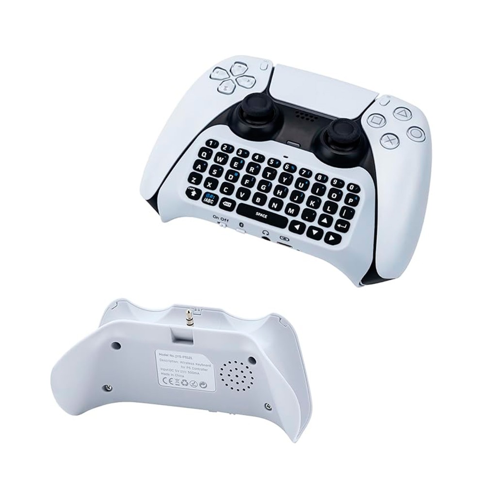 Teclado inalambrico mando PS5 / teclado QWERTY / emparejamiento automatico
