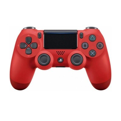 Mando compatible PS4 / conectividad inalambrica / sensor movimiento y vibracion / bateria larga duracion rojo