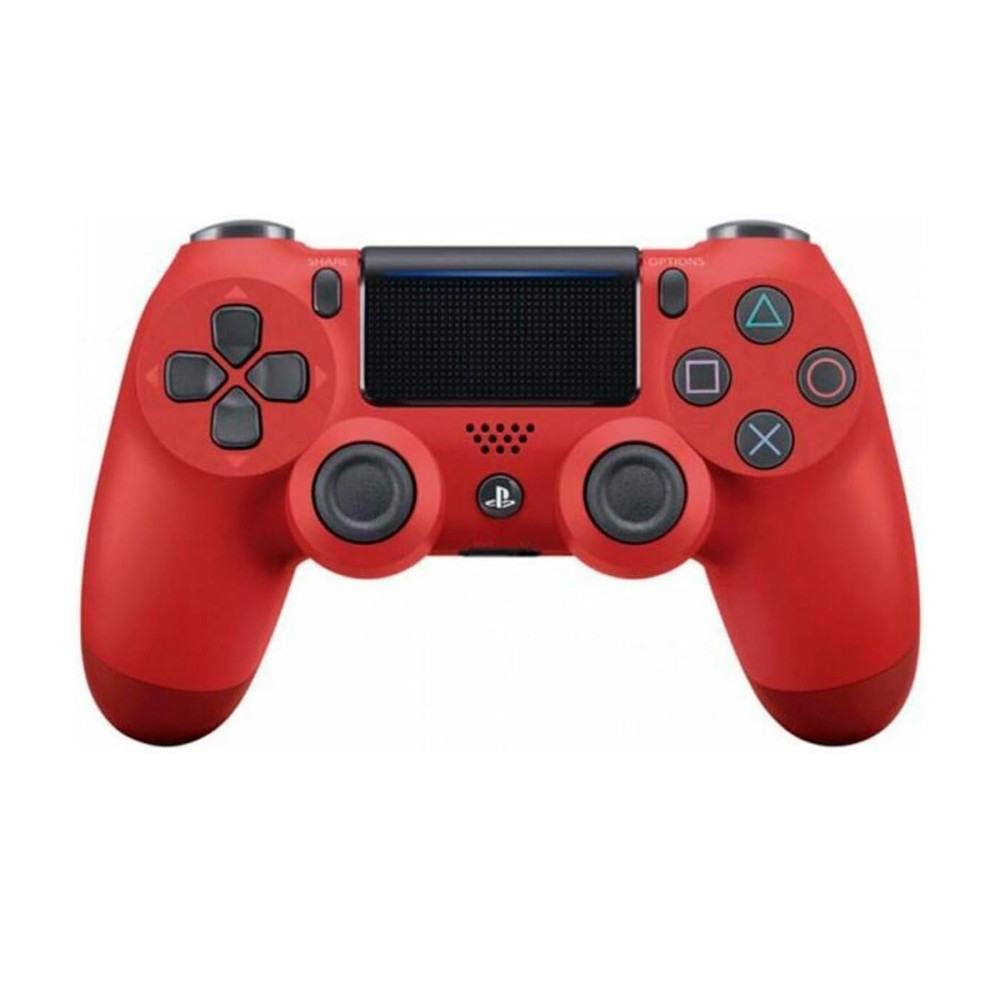 Mando compatible PS4 / conectividad inalambrica / sensor movimiento y vibracion / bateria larga duracion rojo