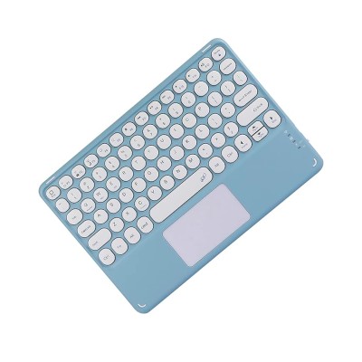 Teclado con raton integrado color azul