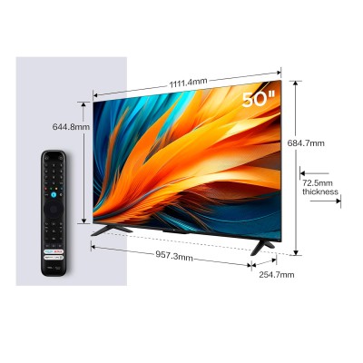 TCL 50PF650 smart TV 4K 50'' / dolby vision / incluye airplay2 - miracast / alexa integrada