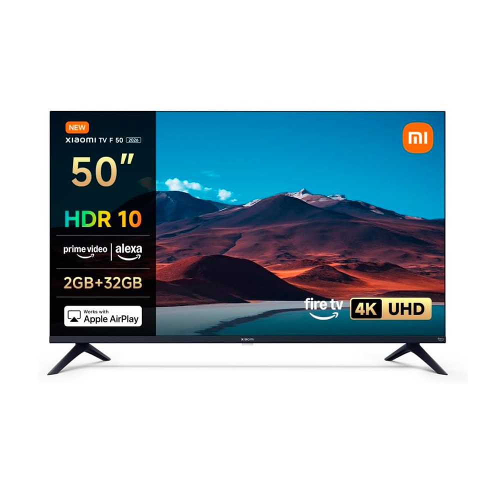 Xiaomi TV F smart TV 50'' 4K UHD / fire TV / alexa integrada / compatibilidad apple airplay