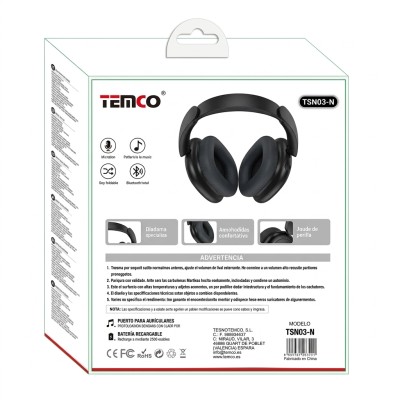 CASCOS INALAMBRICOS TSN03 40 HORAS