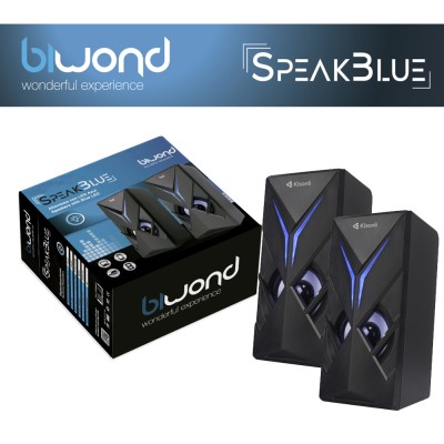 ALTAVOCES GAMING LED AZUL 3WX2 SPEAKBLUE BIWOND