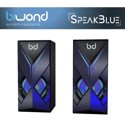 ALTAVOCES GAMING LED AZUL 3WX2 SPEAKBLUE BIWOND