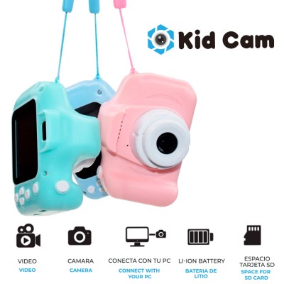 CÁMARA INFANTIL BIWOND KID CAM AZUL