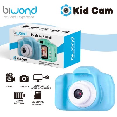 CÁMARA INFANTIL BIWOND KID CAM AZUL