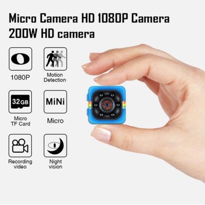 MINI VIDEOCÁMARA FULL HD 1080P AZUL