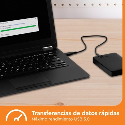 Disco duro externo 1TB WD / USB 3.0 / SDRAM / serial ATA vista frente