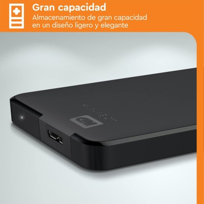 Disco duro externo 1TB WD / USB 3.0 / SDRAM / serial ATA vista frente