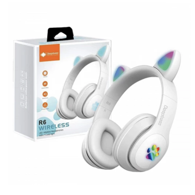 AURICULARES INALÁMBRICOS DEEPBASS R6 CON OREJAS