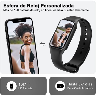 PULSERA ACTIVIDAD BLACKVIEW SUMERGIBLE NEGRA