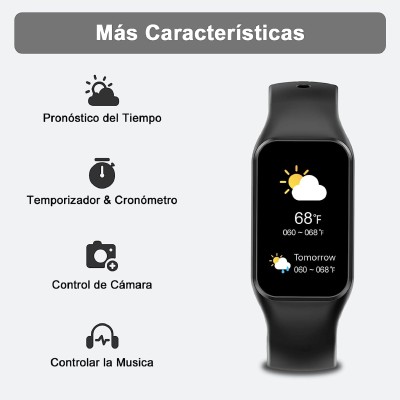 PULSERA ACTIVIDAD BLACKVIEW SUMERGIBLE NEGRA