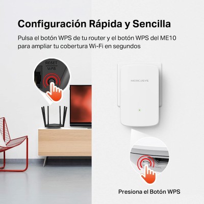 MERCUSYS REPETIDOR WIFI INALÁMBRICO 300 MBPS