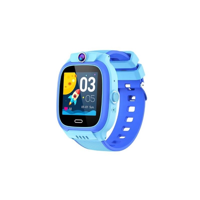 Reloj inteligente infantil  / GPS y36 / resistencia agua / videollamadas / pantalla táctil azul Reloj inteligente infantil  / GPS y36 / resistencia agua / videollamadas / pantalla táctil azul