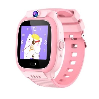 Reloj inteligente infantil  / GPS y36 / resistencia agua / videollamadas / pantalla táctil rosa