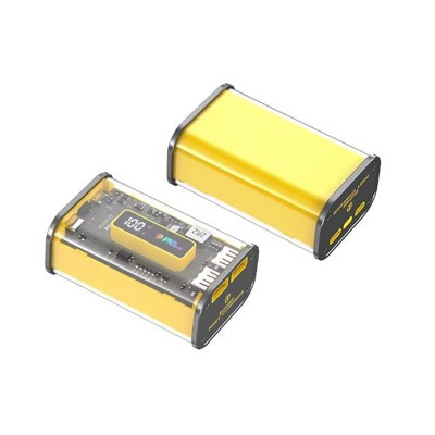 Batería externa 10000mAh PD 20W + QC 22.5W / protección sobrecarga atras y delante